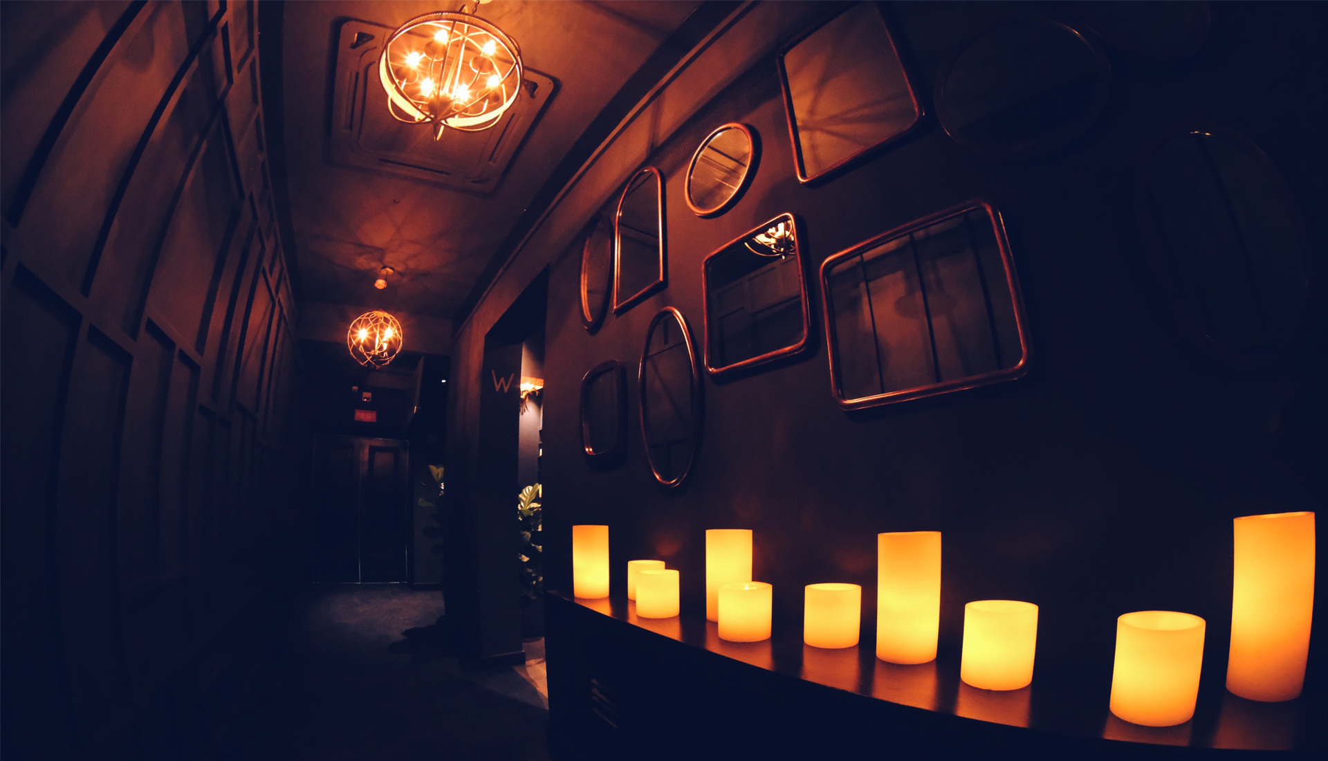 Tapas, terrace, and the candles come on.